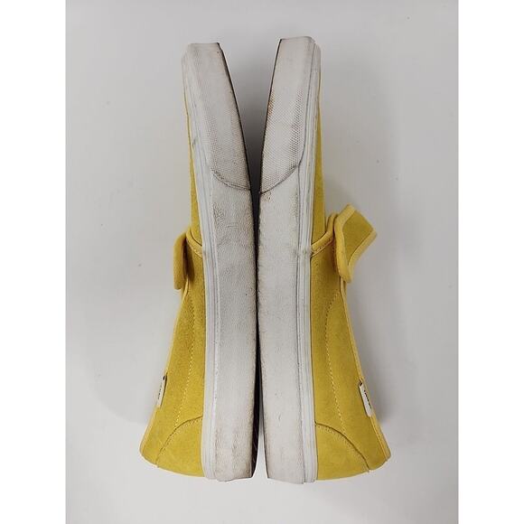 Vans Slip On Suede Shoes Sneakers Mens Size 11.5 Aspen Yellow Mustard 47V Casual main image 8